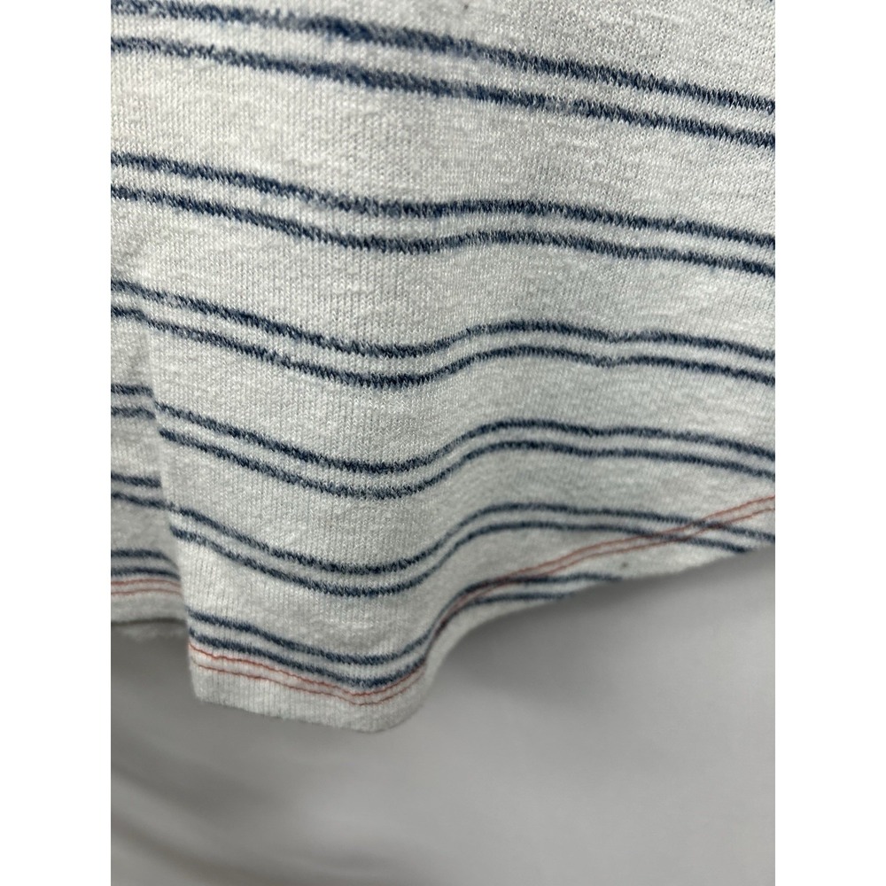 Hem & Thread Women's Top Sz S Striped Navy Nautical Lightweight Basic Summer Top - Picture 4 of 8